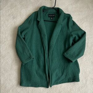 Rachel Zoe Wool Blend Women's Forest Green Pea Coat